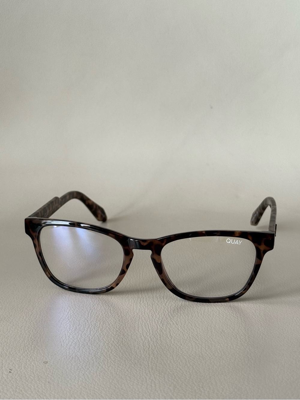quay tortoiseshell hardwire mini blue light glasses - Picture 8 of 12